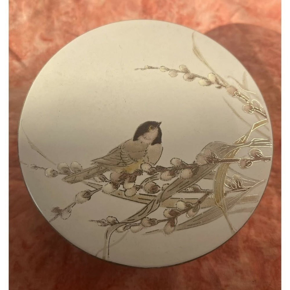 Vintage Otagiri Japan Lacquerware Bird Coasters Set of 6 w/ Round Box